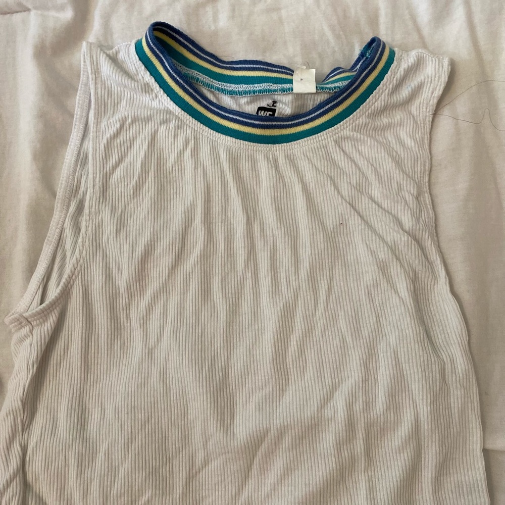 W to we ribbed tank top